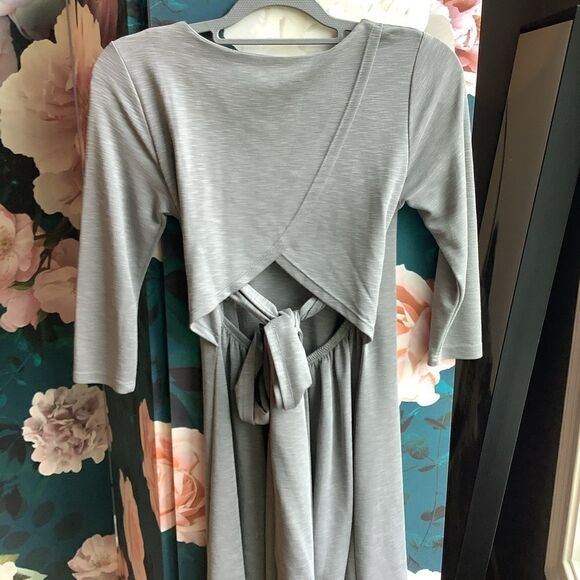 Anthropologie Dress with Tie Waist and Tulip Back - Picture 6 of 7
